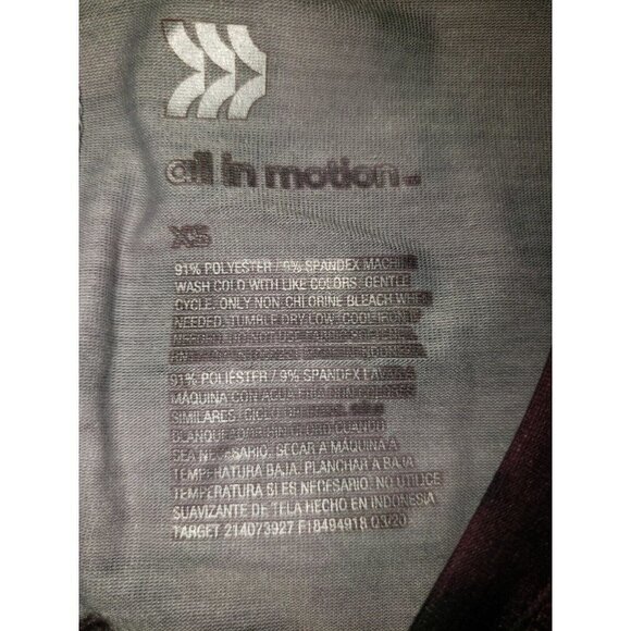 Nwt WOMEN'S LEOPARD PRINT ACTIVE TANK TOP- ALL IN MOTION MULBERRY SIZE XS - Picture 3 of 3